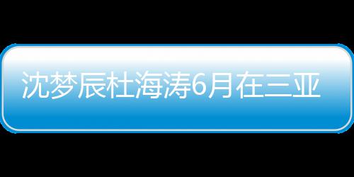 吗6月亚结应在三真的海涛婚是新回辰杜辰最沈梦沈梦